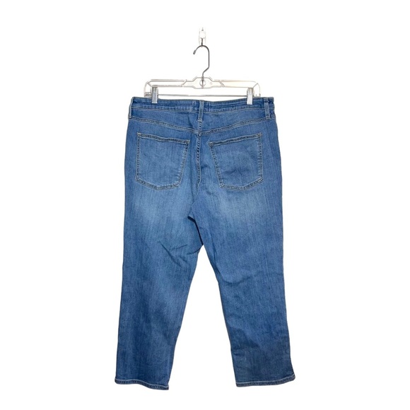 Universal Thread High Rise Slim Straight Leg Crop Light Wash Jeans 16 Women’s - Picture 7 of 13